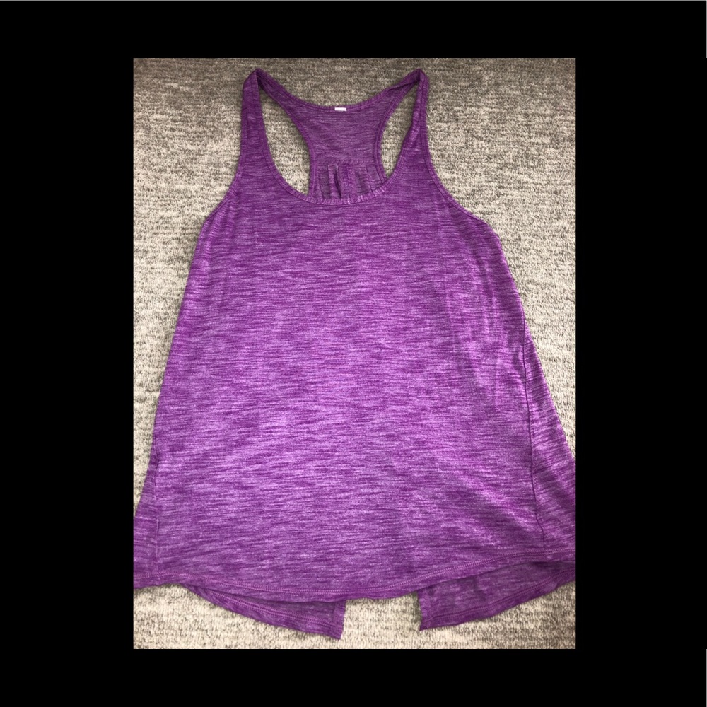 Purple lululemon tank